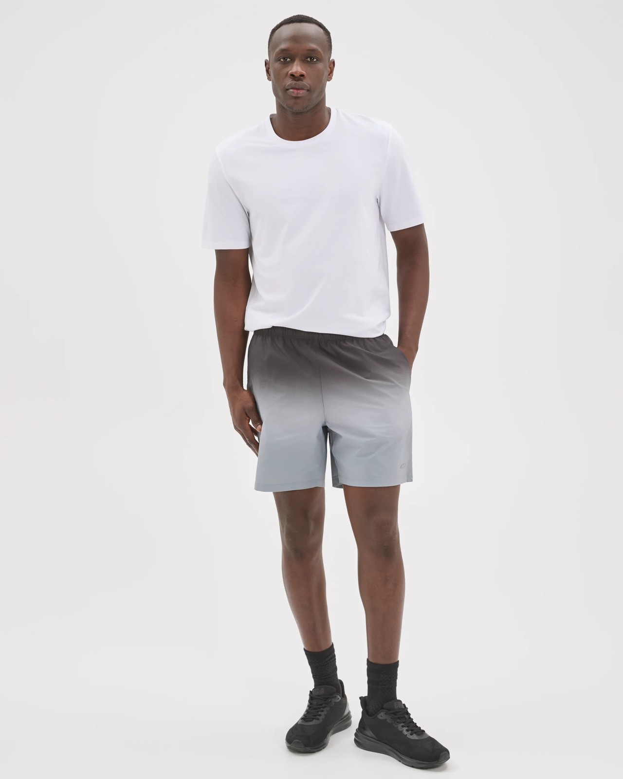 Active Woven Shorts - Black Fade 2 of 6