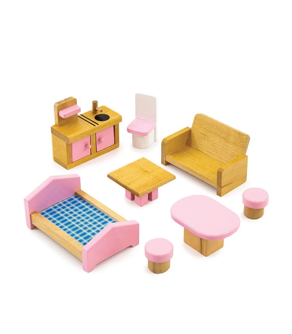 Rosebud wooden dolls house online