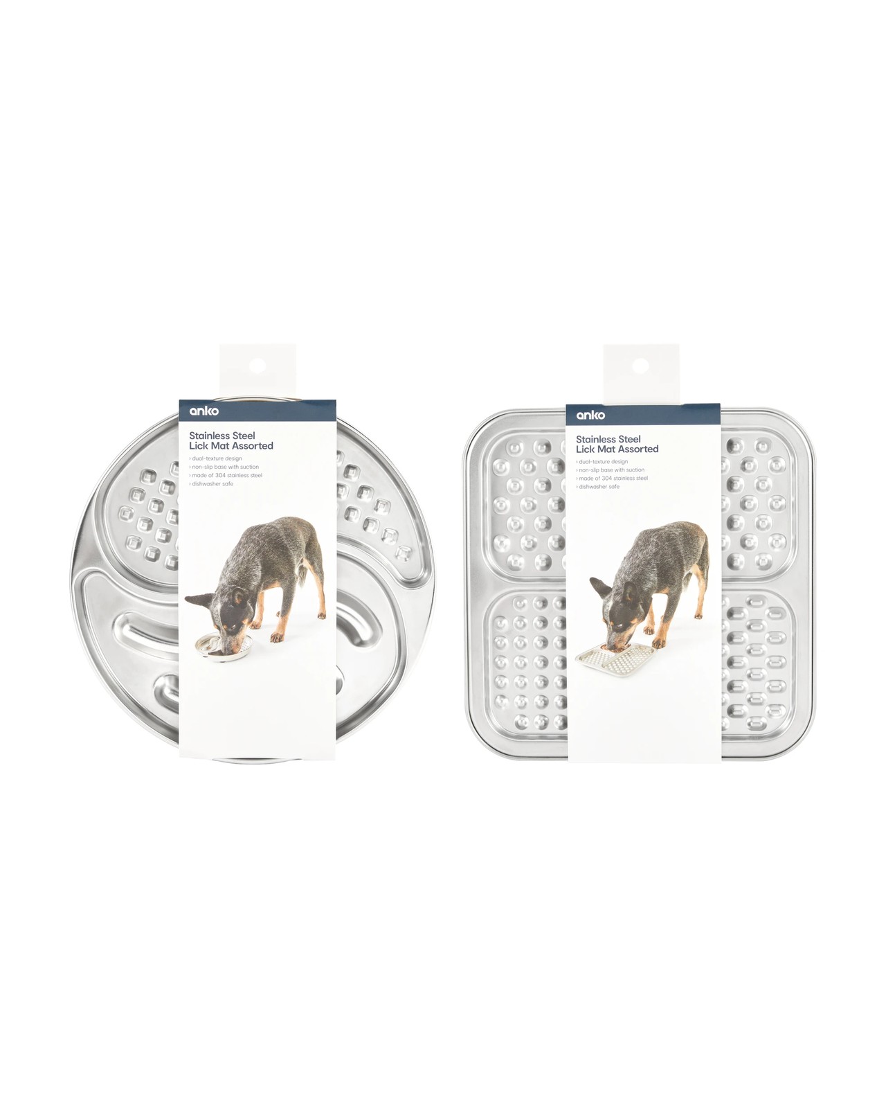 Anko Stainless Steel Lick Mat -  Assorted 4 of 4
