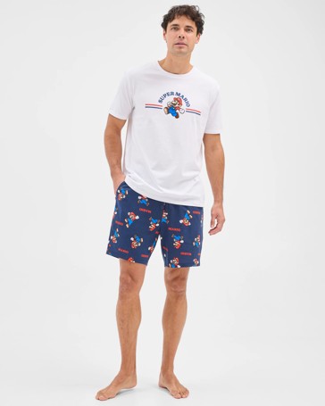 Licensed Super Mario Australian Cotton Pyjama Set