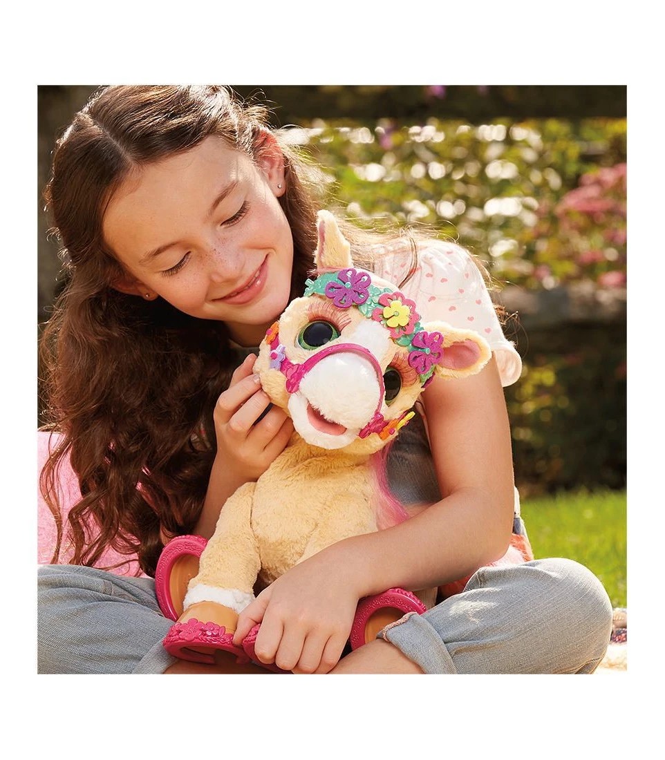 furReal My Rainbow Zebra Electronic Pet Toy with 80+ Sounds, 20 Accessories  - For 4+ Year Old Girls and Boys