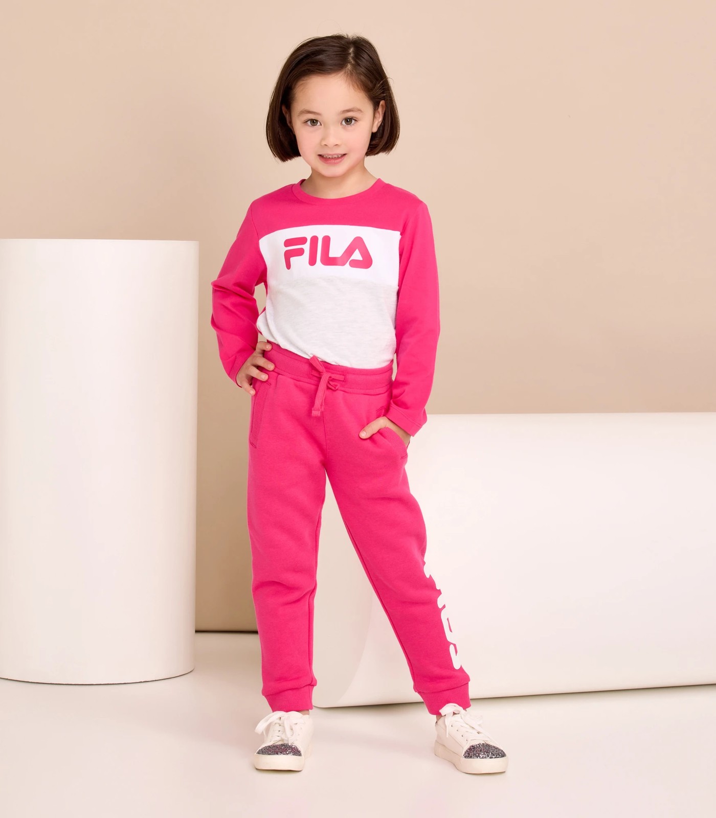 Fila discount girls tracksuit