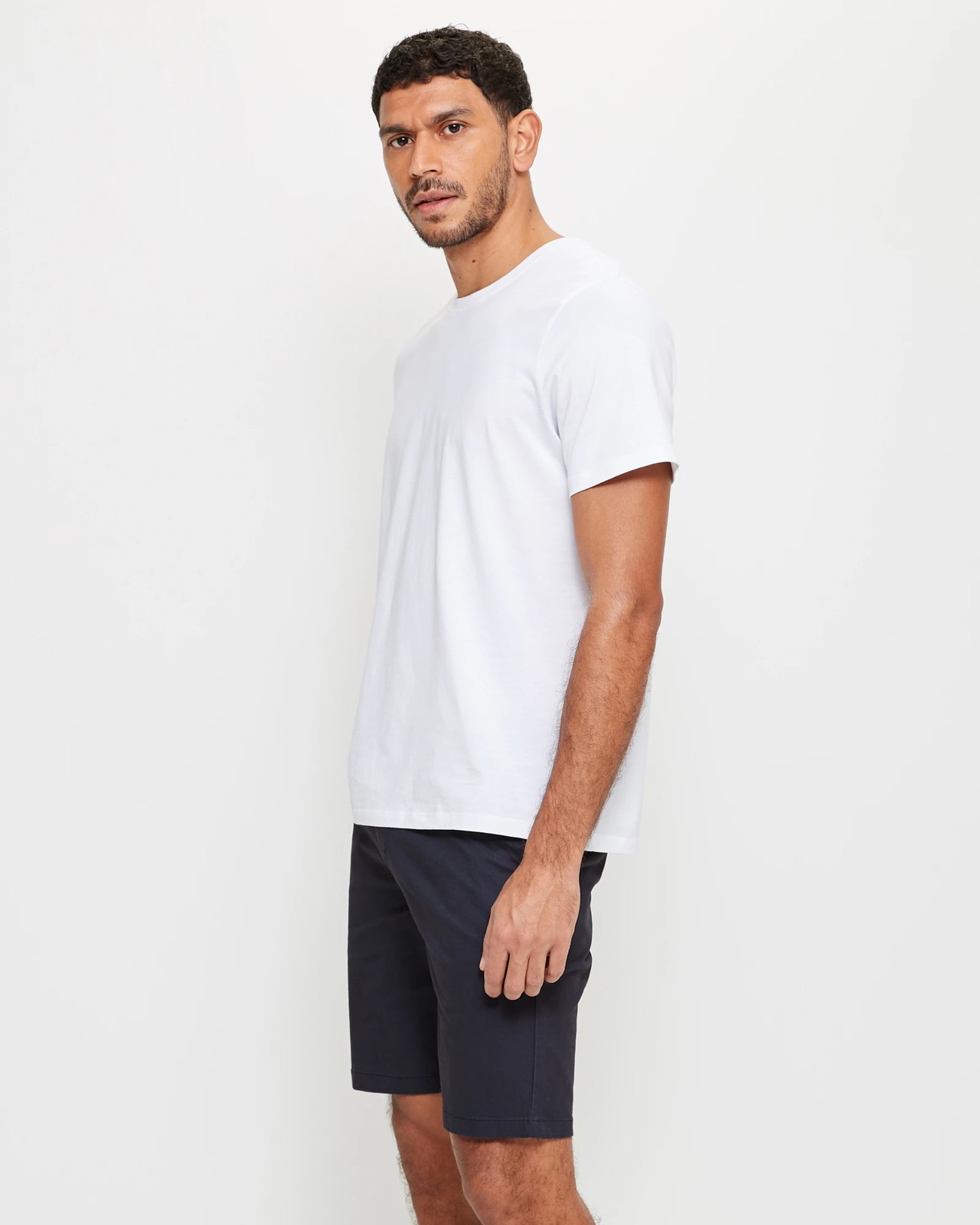 Slim Stretch Chino Shorts - Navy Blue | Target Australia