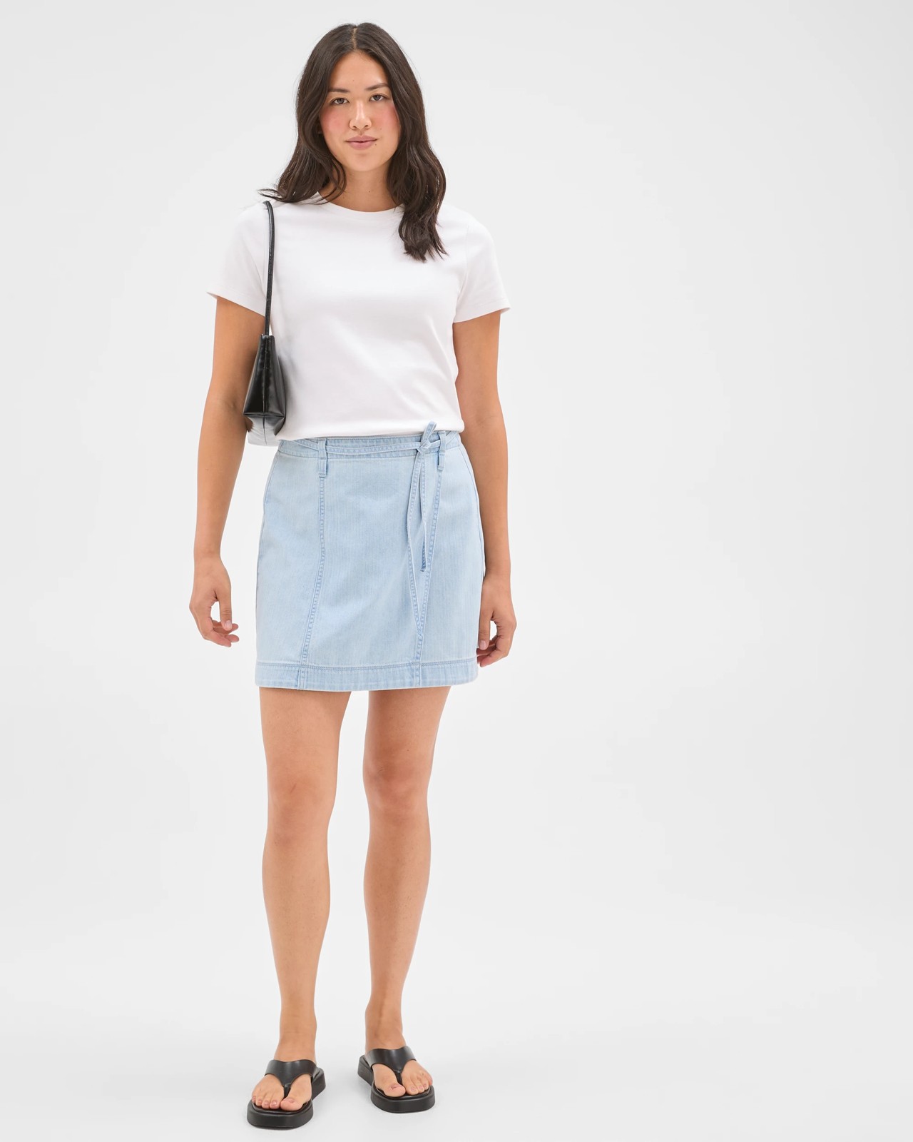 Wrap Front Mini Skirt 5 of 5