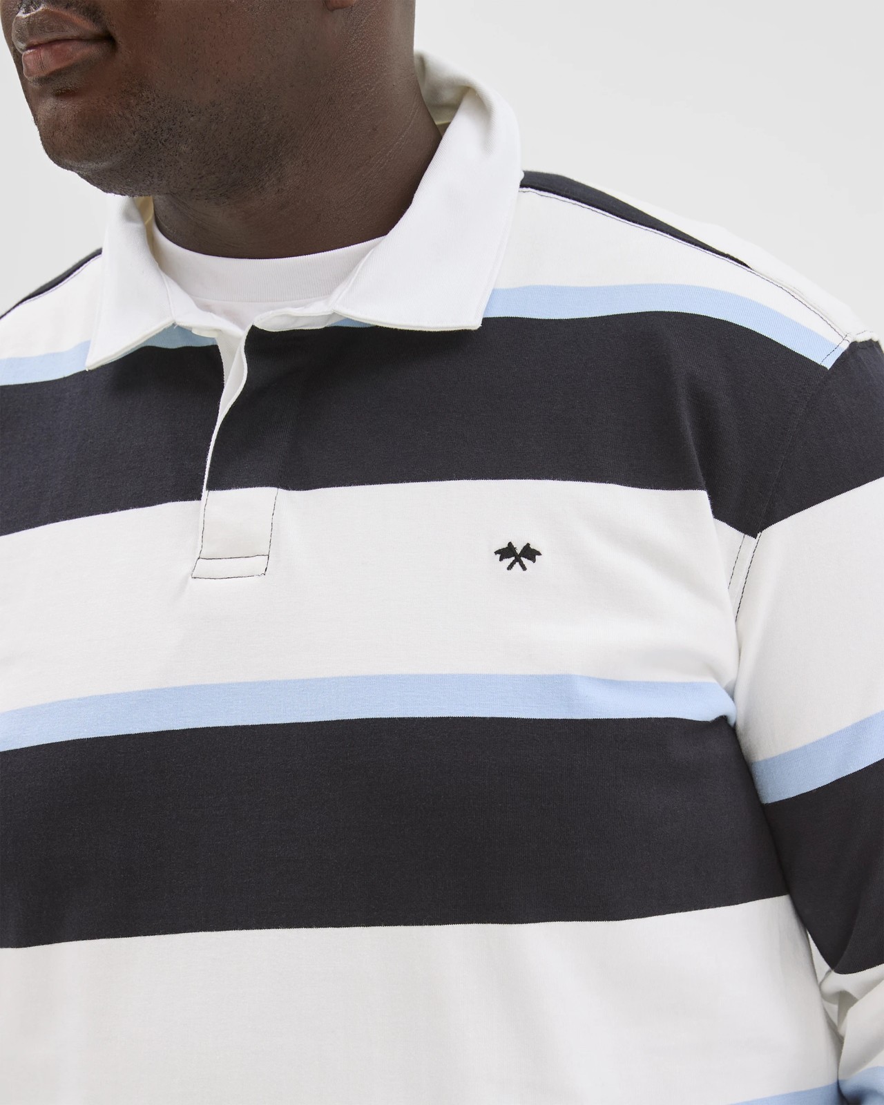 Plus Size Australian Cotton Rugby Top - Charcoal 5 of 5