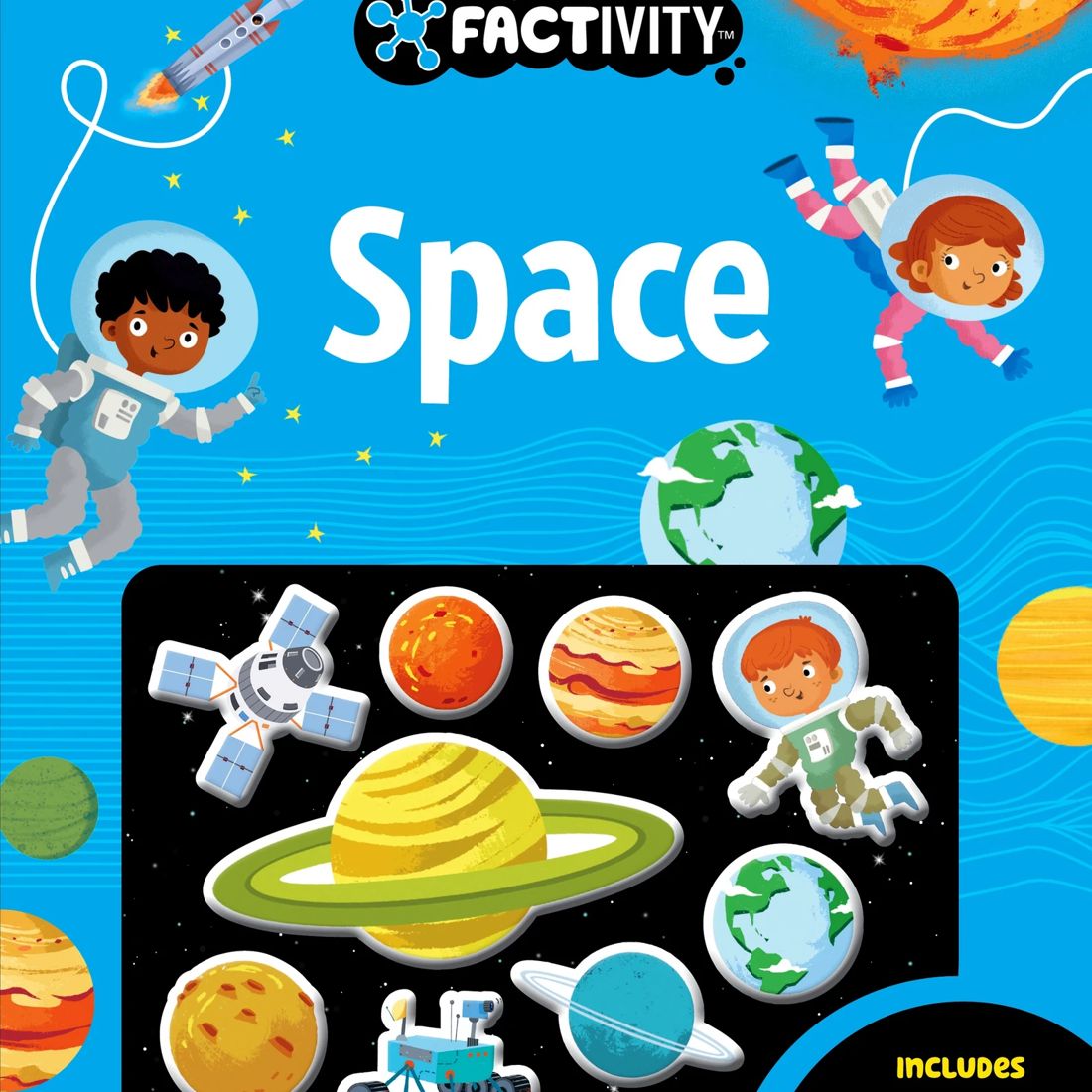 Factivity Vol. 2 - Bubble Sticker Activity Book - Space 