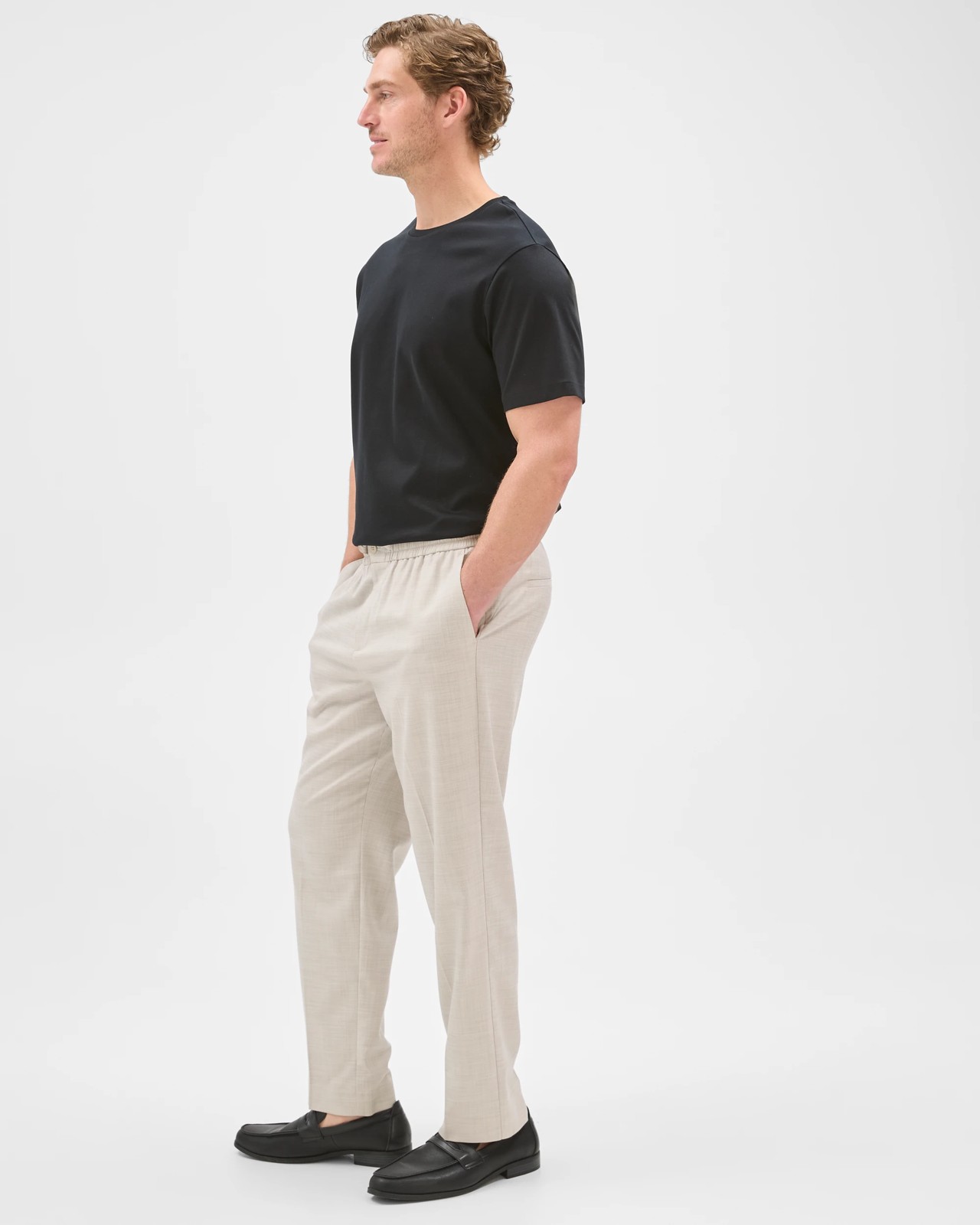 Preview Australian Cotton Interlock T-Shirt - Black 2 of 6