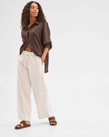 Australian Cotton Textured Cotton Pant