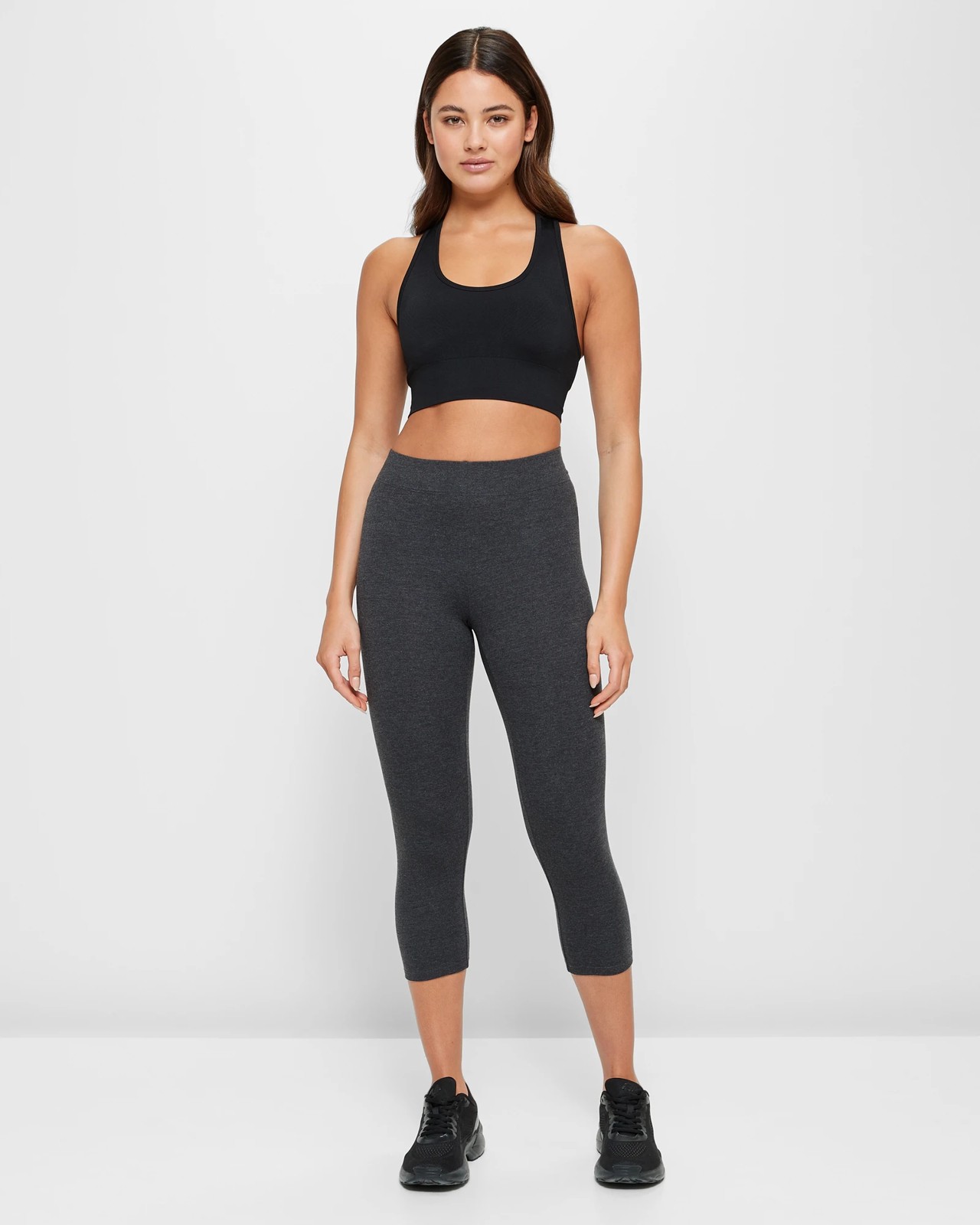 Target 3/4 Length Leggings - Grey