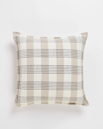 Multi Stripe Linen Stripe Cushion
