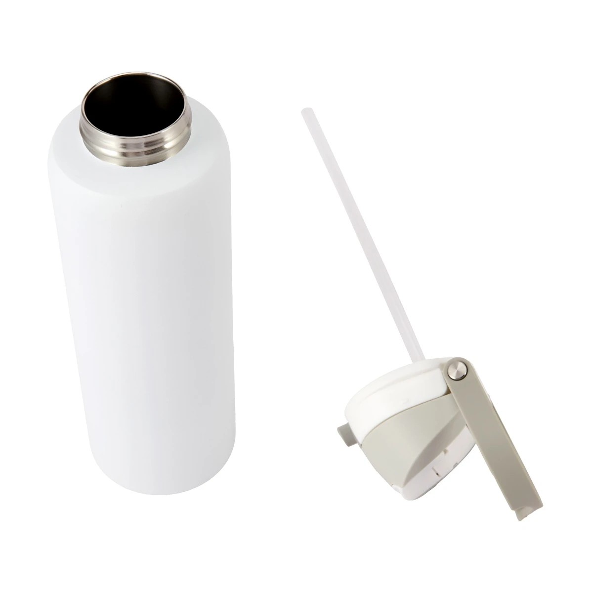 940ml White Dual Function Drink Bottle - Anko 5 of 6