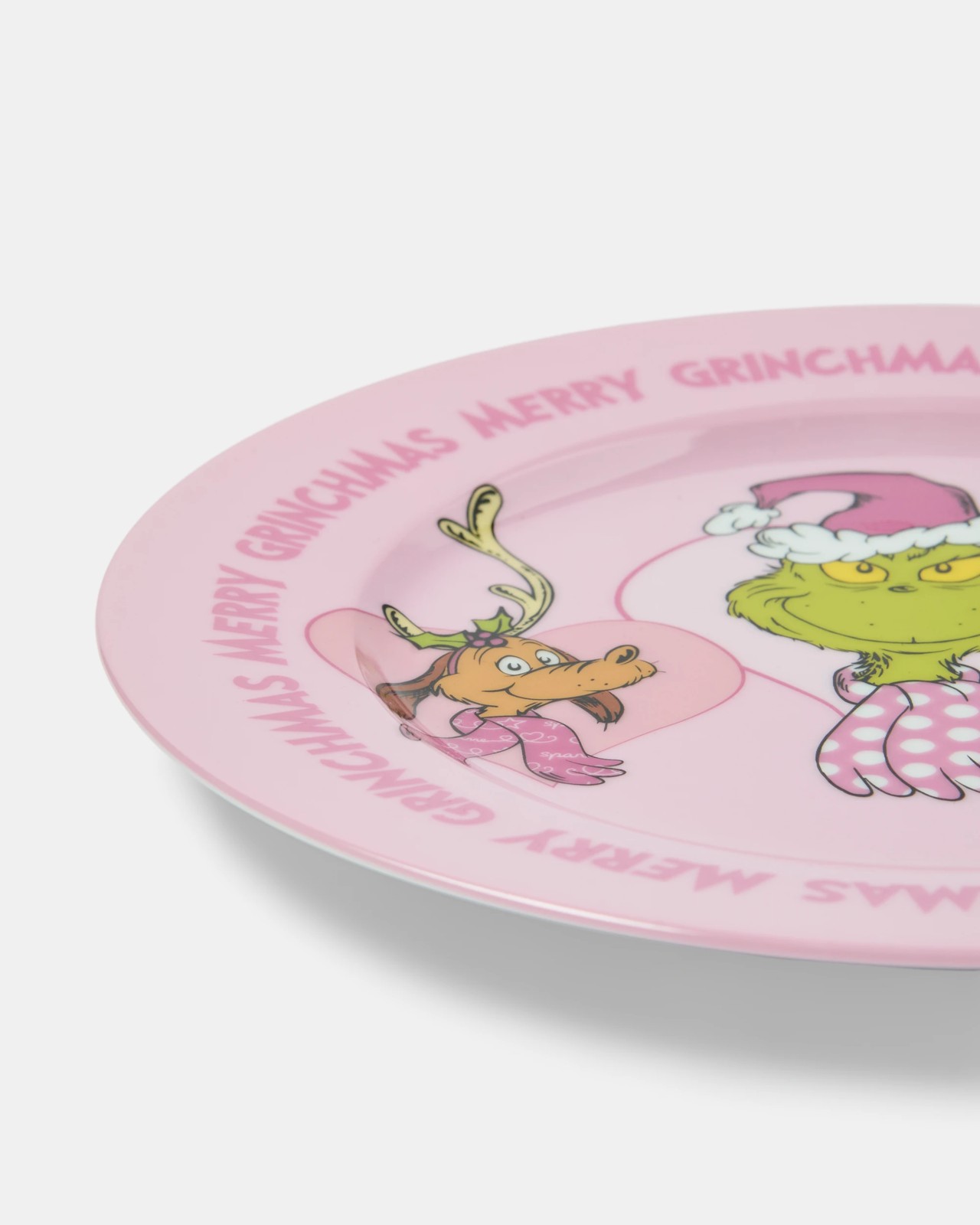 Set of 4 The Grinch Ceramic Plates 5 of 5