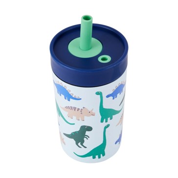 400ml Dino Double Wall Sipper Tumbler - Anko