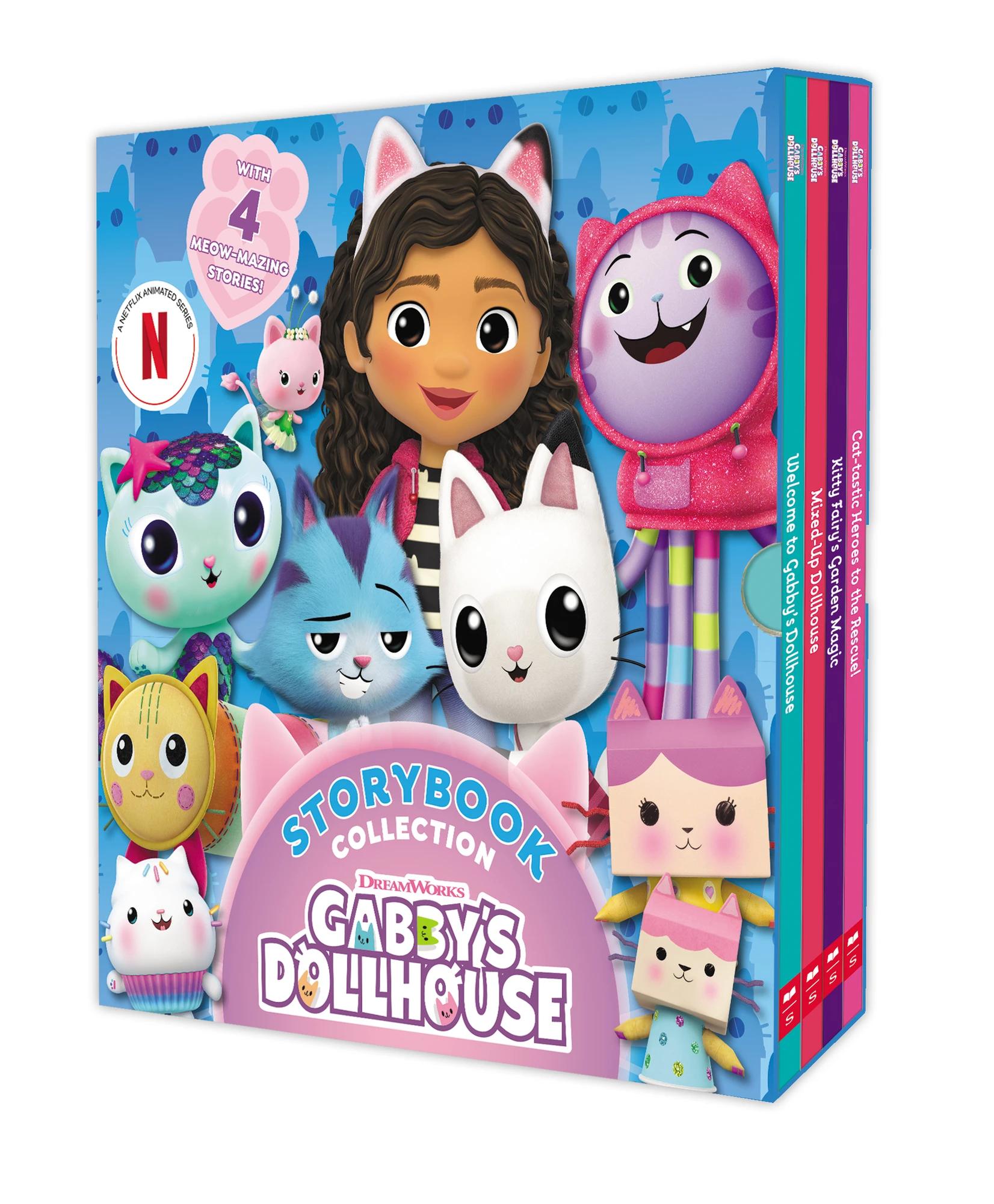 Coffret De Jeux Gabby's Dollhouse 4 En 1 Clementoni - 2 Puzzles, Mémo Et Puzzle De Dés - Pour Enfants Dès 3 Ans