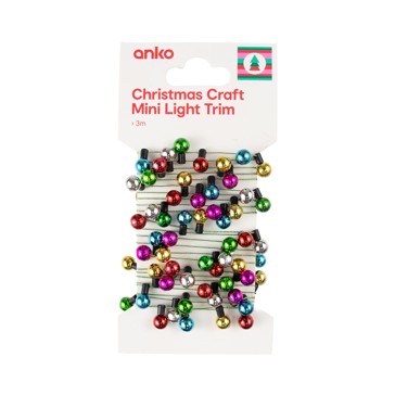 Anko Christmas Craft Mini Lights Trim