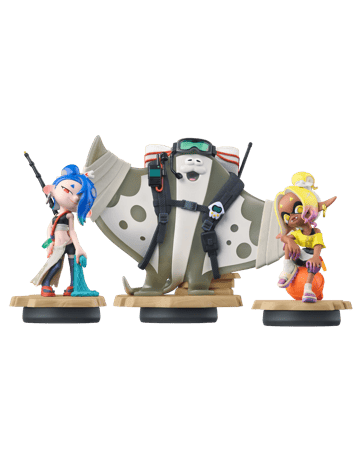 Amiibo Splatoon Raiders - Shiver, Big Man & Frye