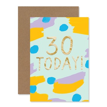 Connections from Hallmark 30th Birthday Card - 30 Today!