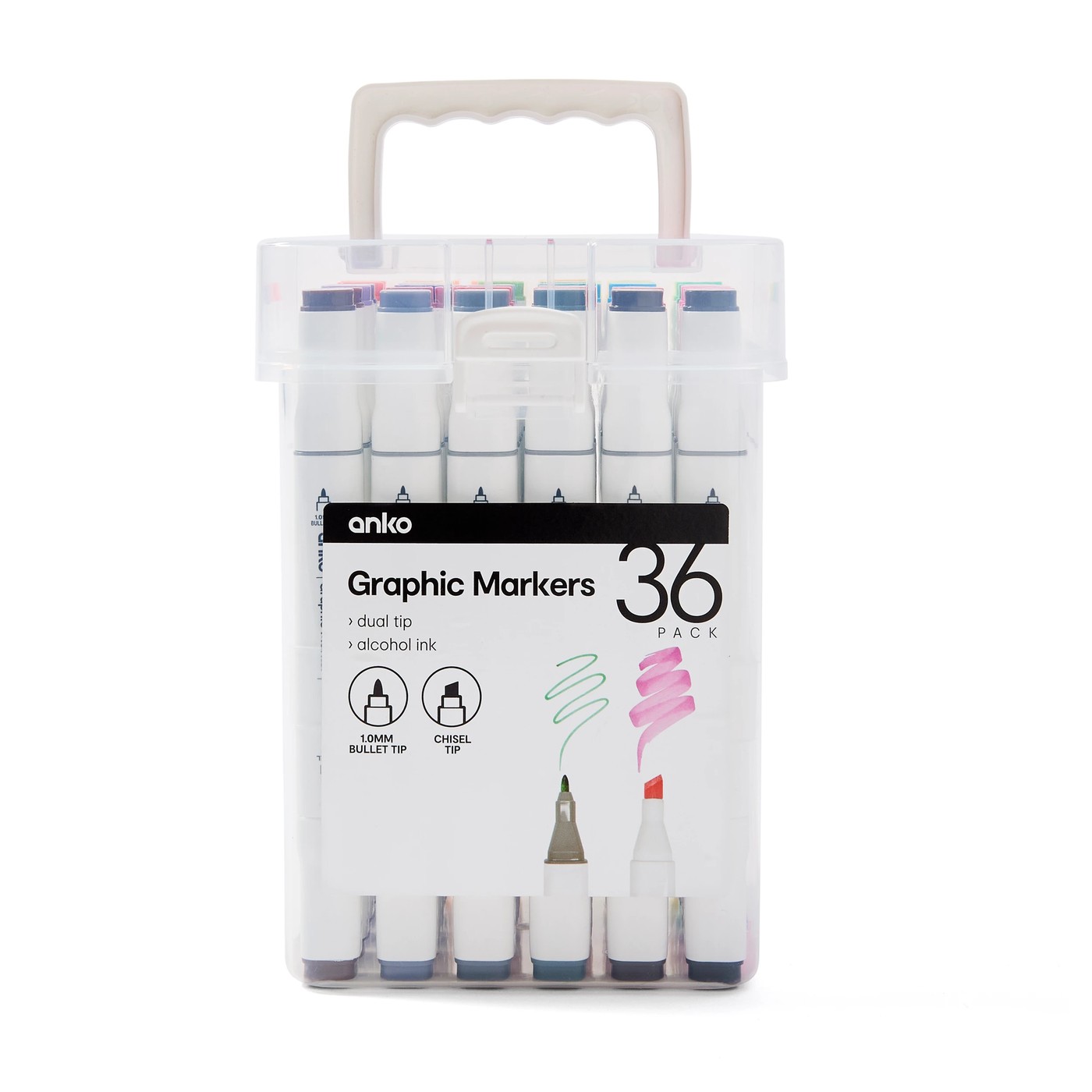 Graphic Markers, 36 Pack - Anko 4 of 6