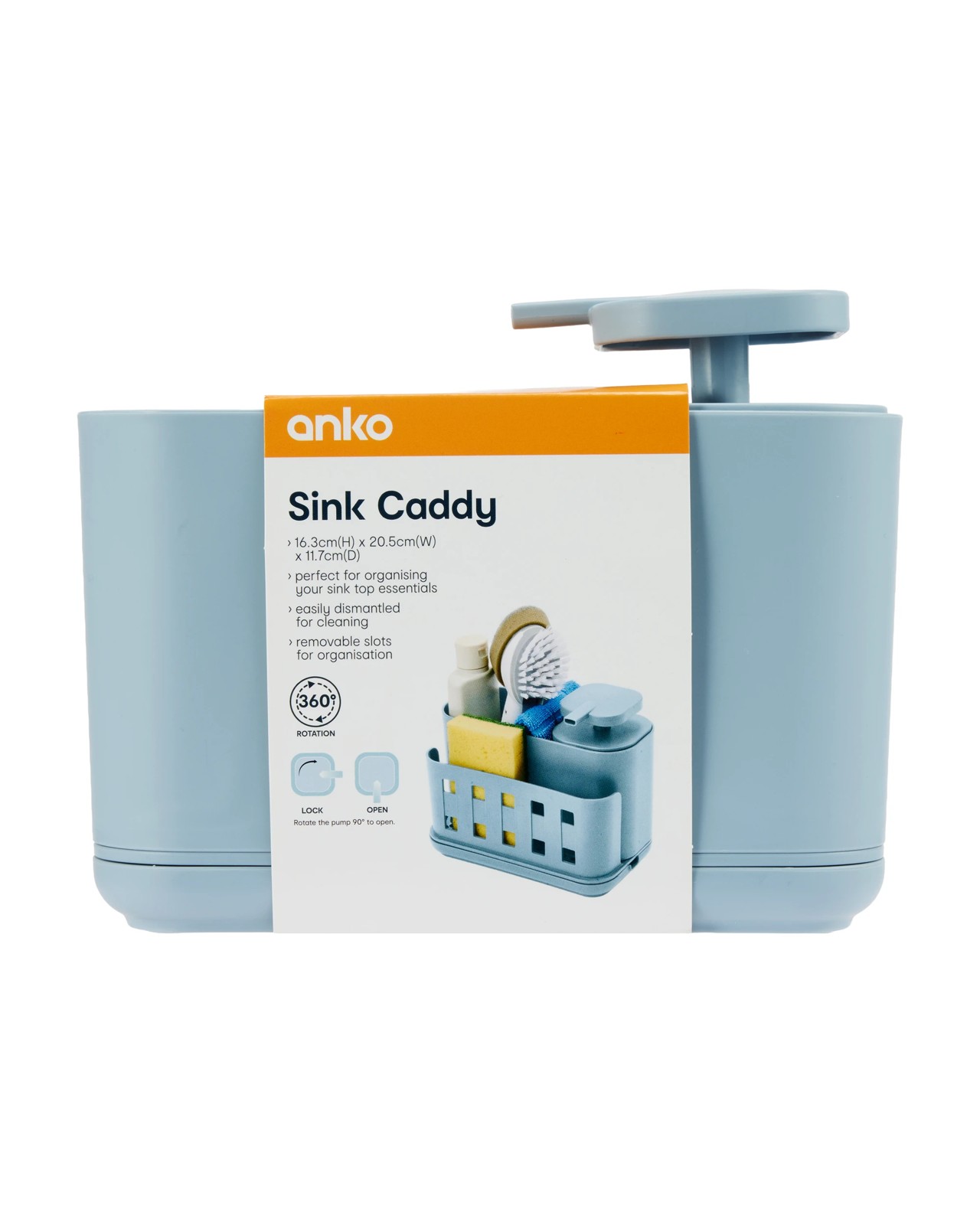 Anko Sink Caddy - Blue 6 of 6