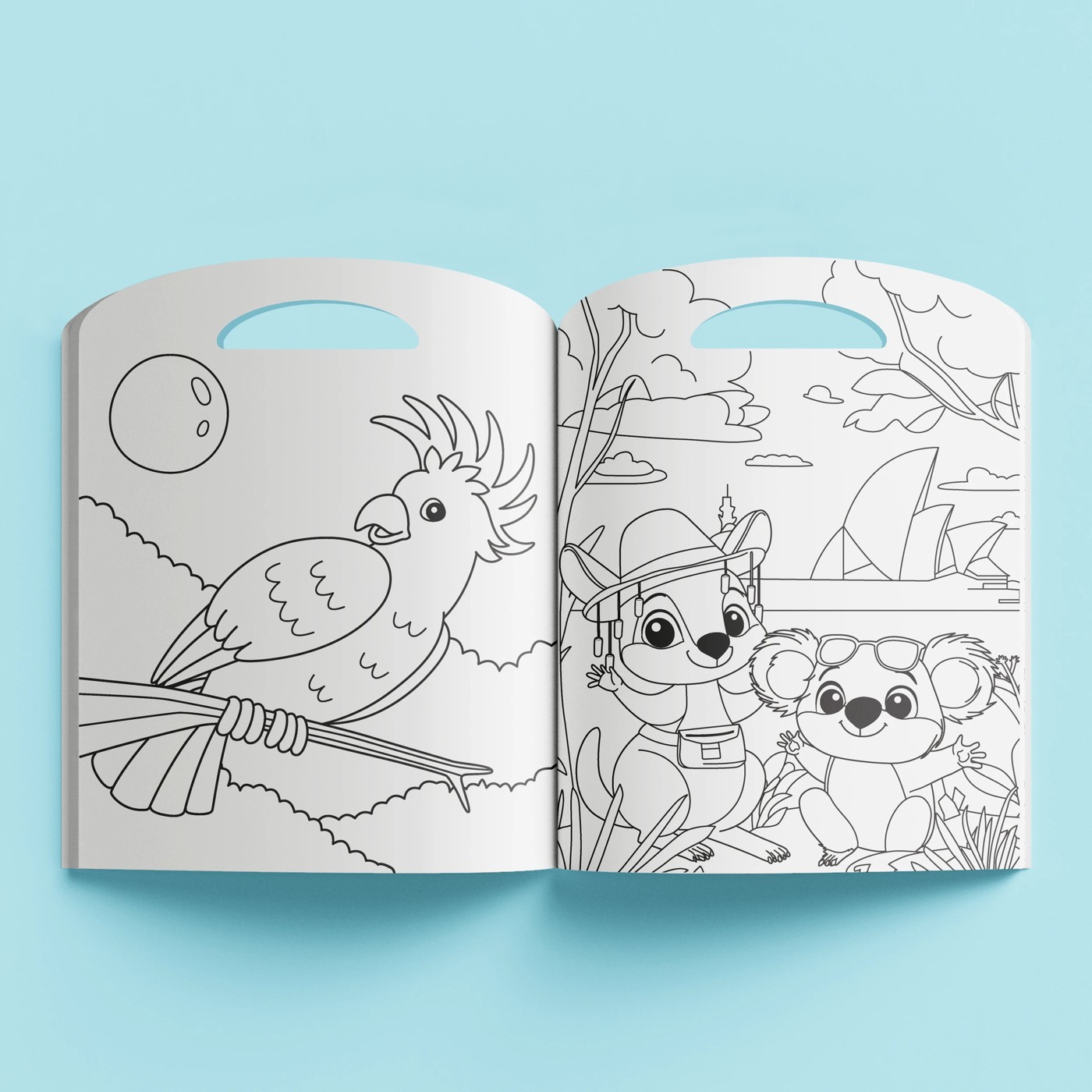 Aussie Animals Colouring Book 4 of 4