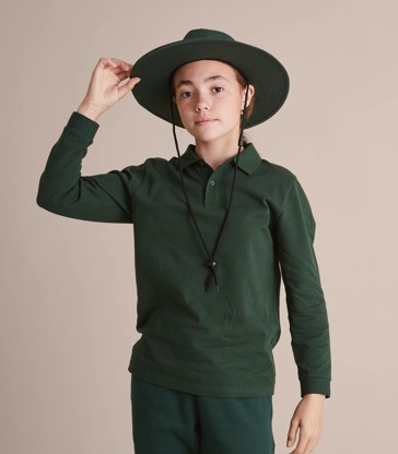 Kids Wide Brimmed School Hat