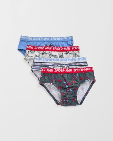 Marvel Spider-Man Australian Cotton 4 Pack Younger Boys Briefs