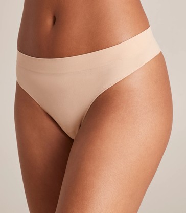 Bonds Women's Everyday Seamless G-String 4 Pack - Neutral - Size