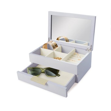 2 Tier Lilac Jewellery Box - Anko