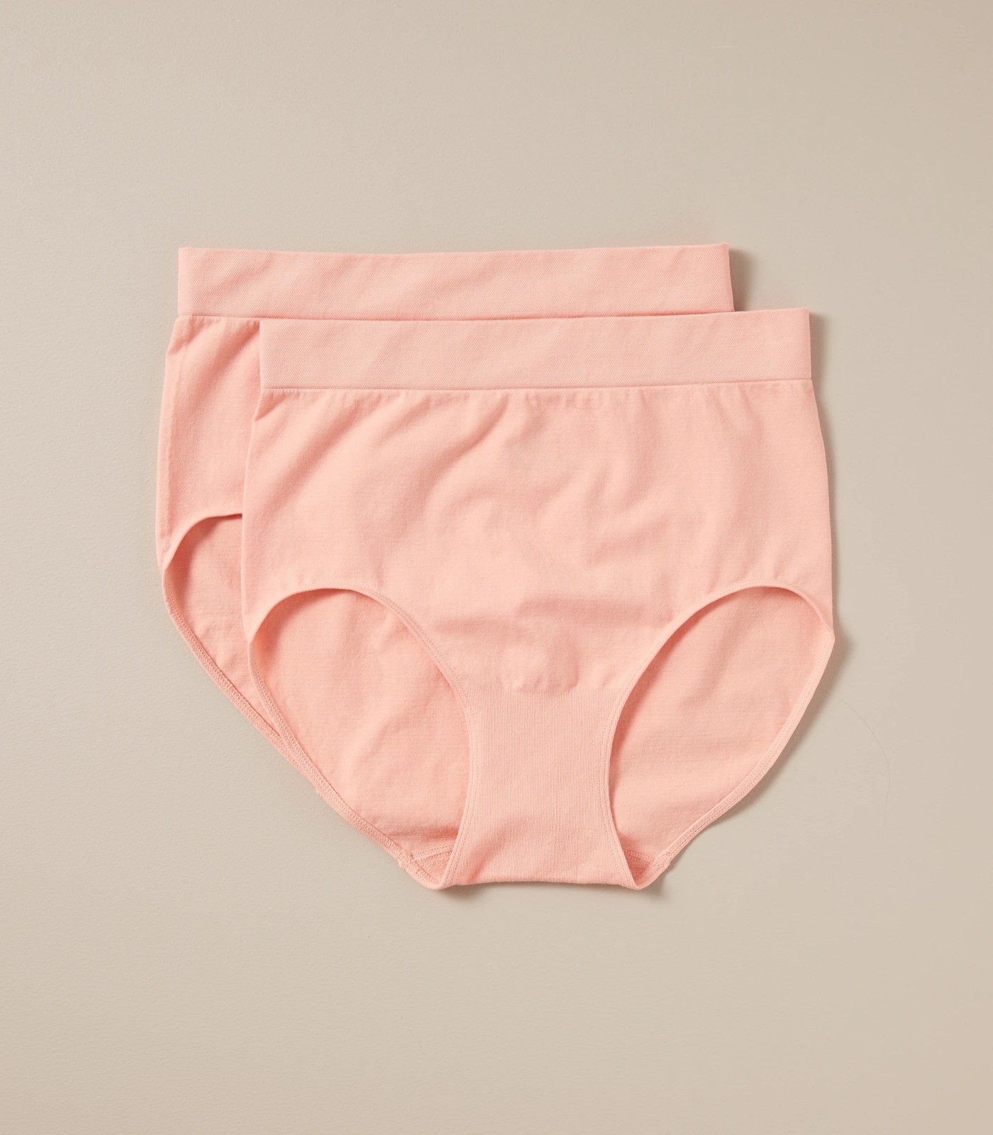 2 Pack Cotton Seamfree Full Briefs 2 of 4