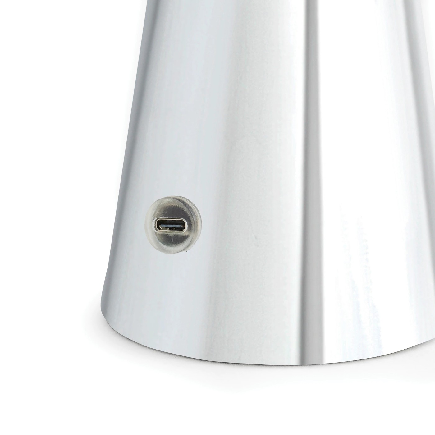 Anko Amiri Portable Rechargeable Lamp - Chrome 4 of 6