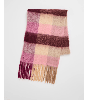 Brushed Check Scarf