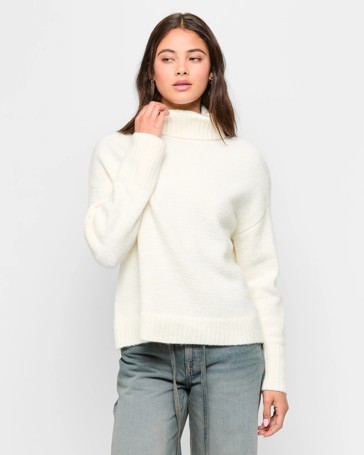Turtle Neck Pullover Jumper - Lily Loves