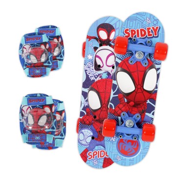 Disney Junior Marvel Spidey and his Amazing Friends Skateboard Combo Set