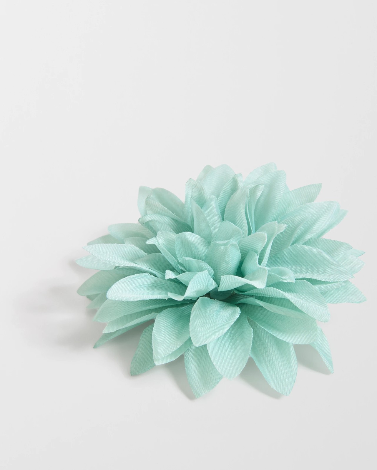 Flower Rosette Hair Clip - Aqua 2 of 2