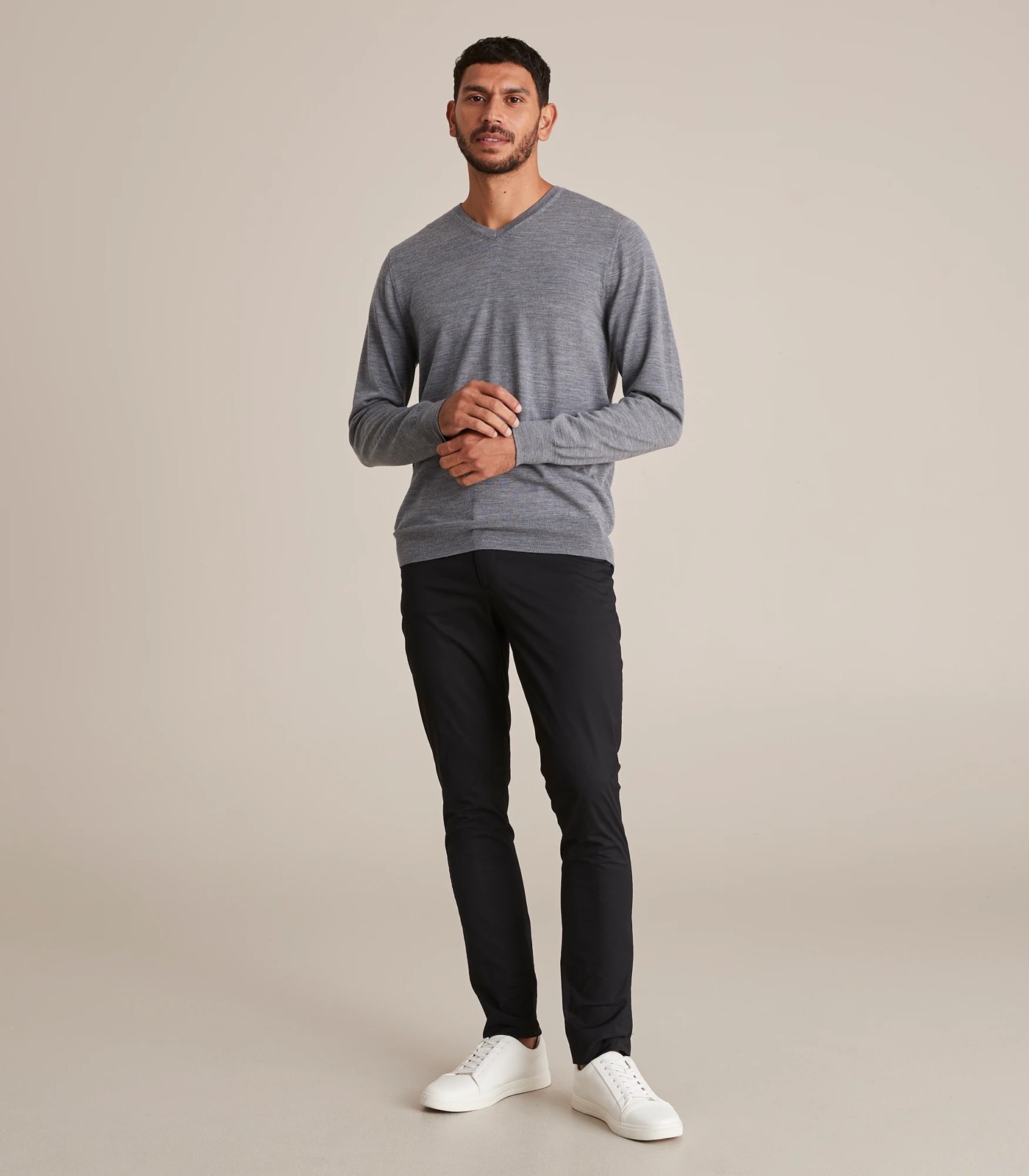 Preview Merino Wool V-Neck Jumper 2 of 5