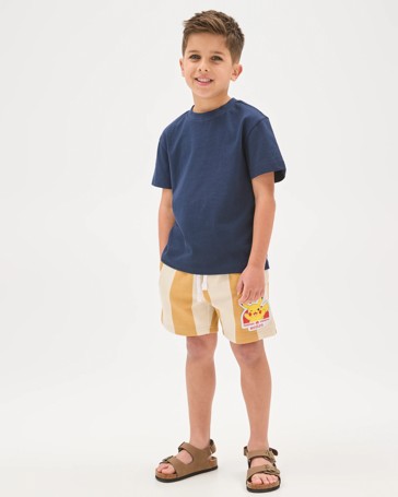 Pokemon Australian Cotton Striped Shorts