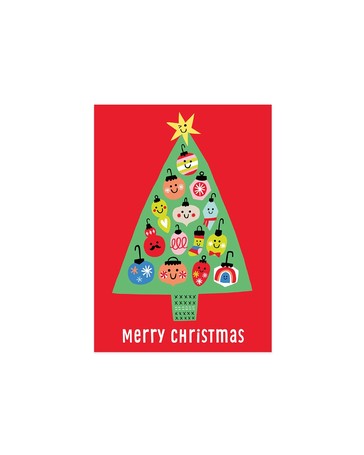 8 Pack Hallmark Boxed Christmas Cards - Tree Ornaments