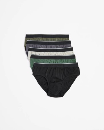 Australian Cotton Blend 5 Pack Hipster Briefs - Maxx