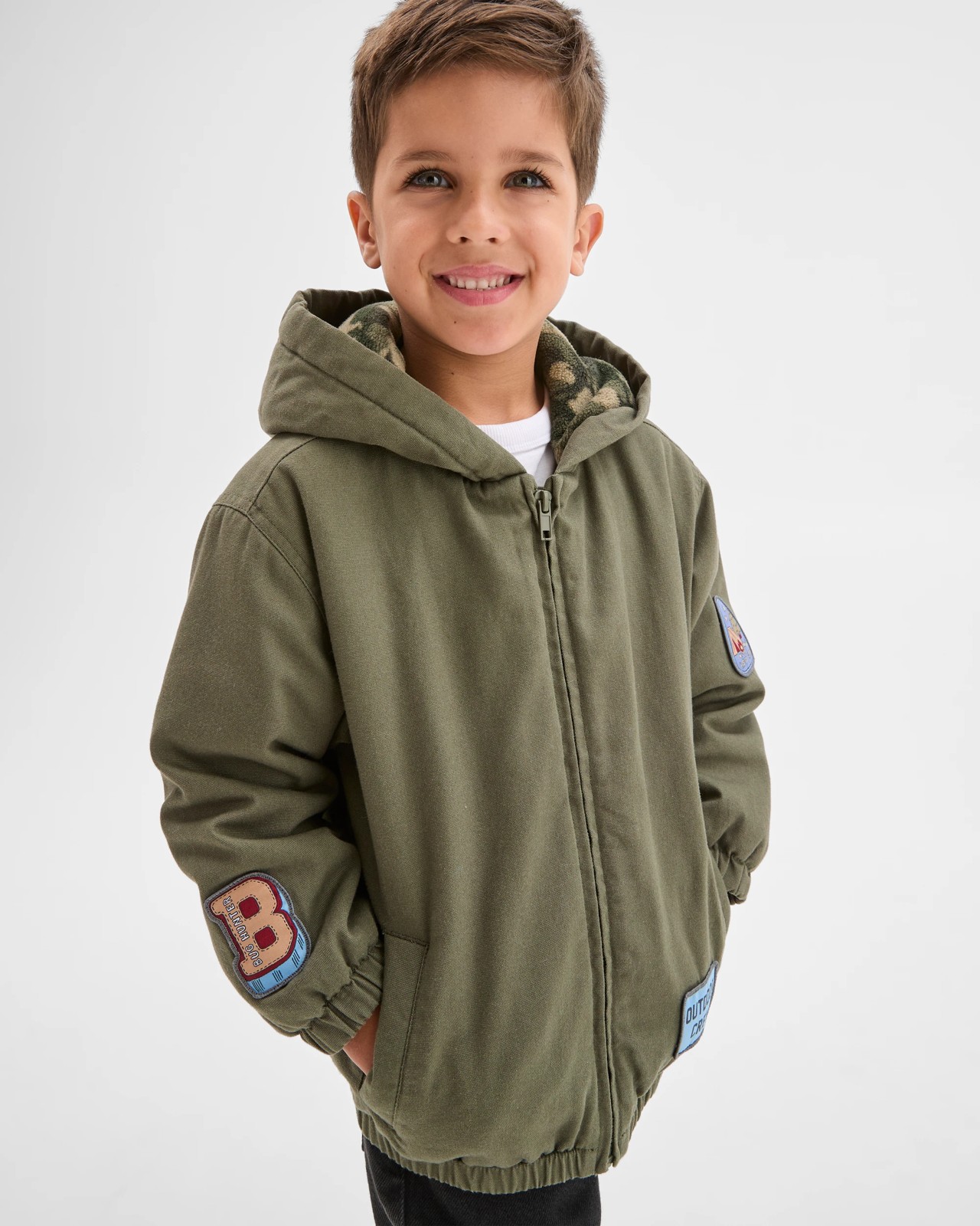 Hooded Bomber Jacket 3 of 5