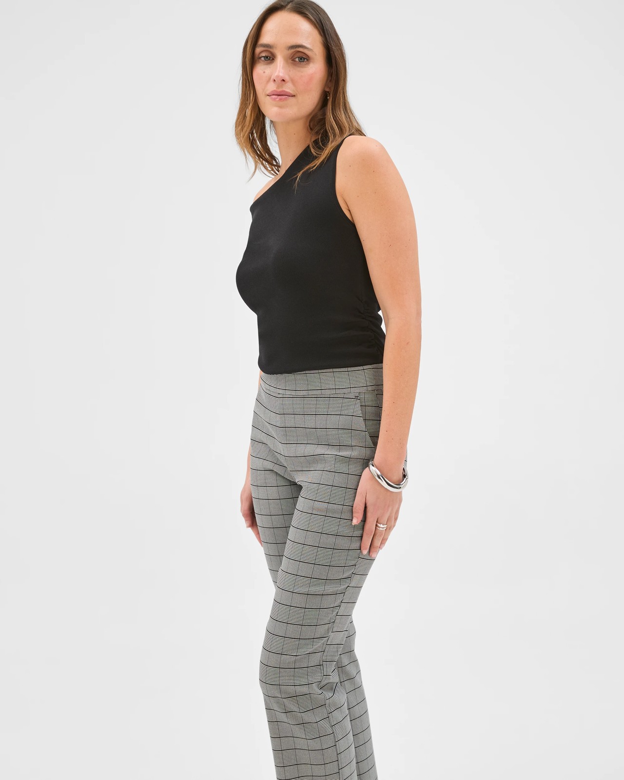 Preview Bengaline Crop Length Kick Flare Pants 3 of 6