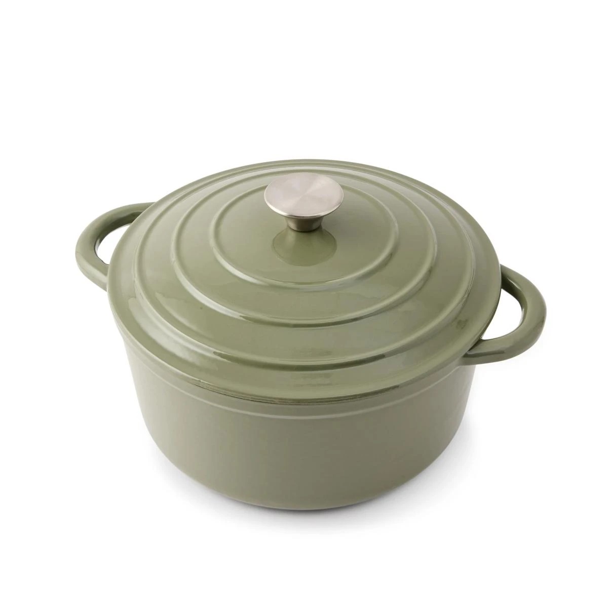 Anko 5L Cast Iron Casserole - Green 3 of 6