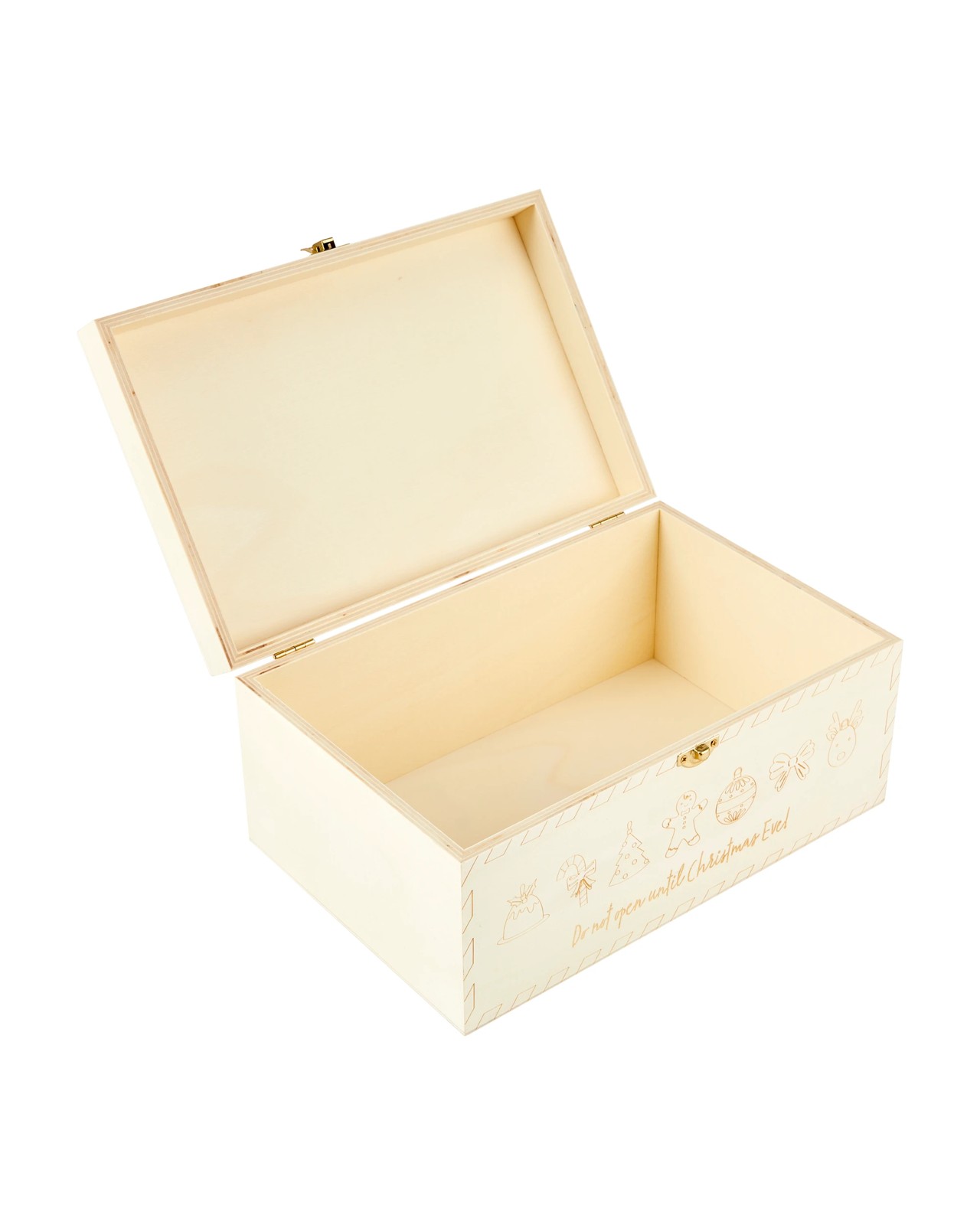 Anko Craft Wood Blank Christmas Eve Box 4 of 5