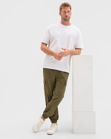 Australian Cotton Cargo Jogger Pants