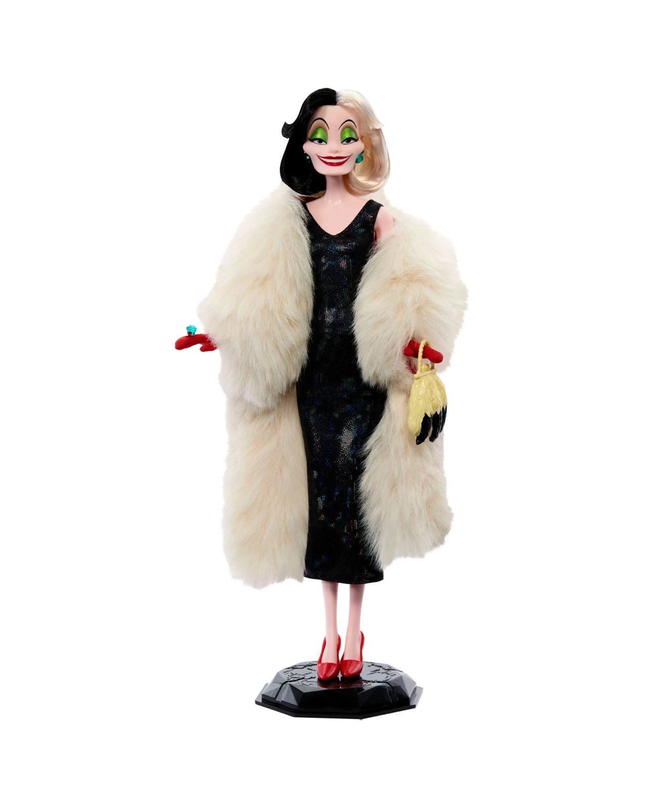 Disney Collector Cruella De Vil Collectible Villains Fashion Doll in Signature Look 4 of 6