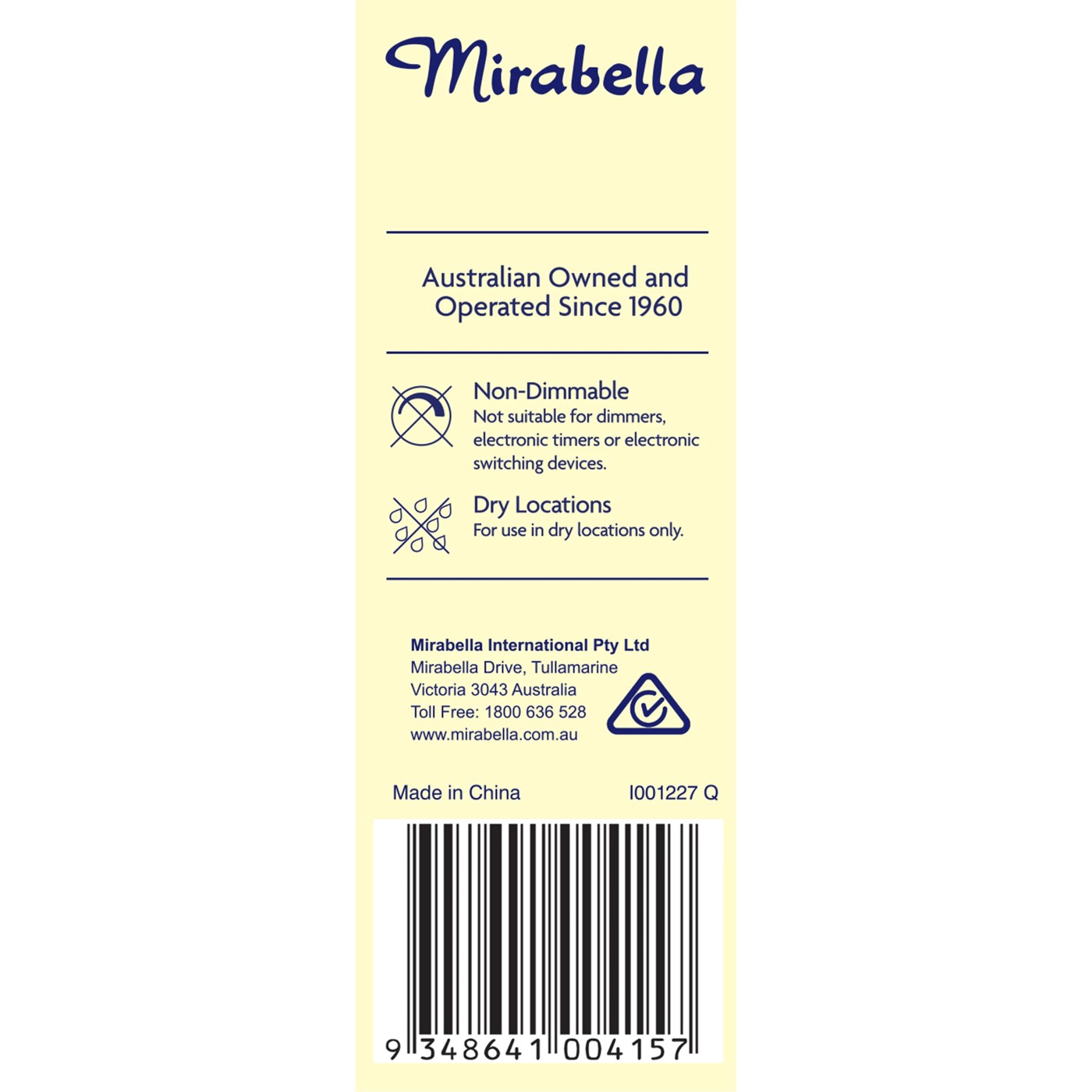 Mirabella Filament LED 2W E14 Small Edison Screw Light Bulb - Clear Warm White 6 of 6