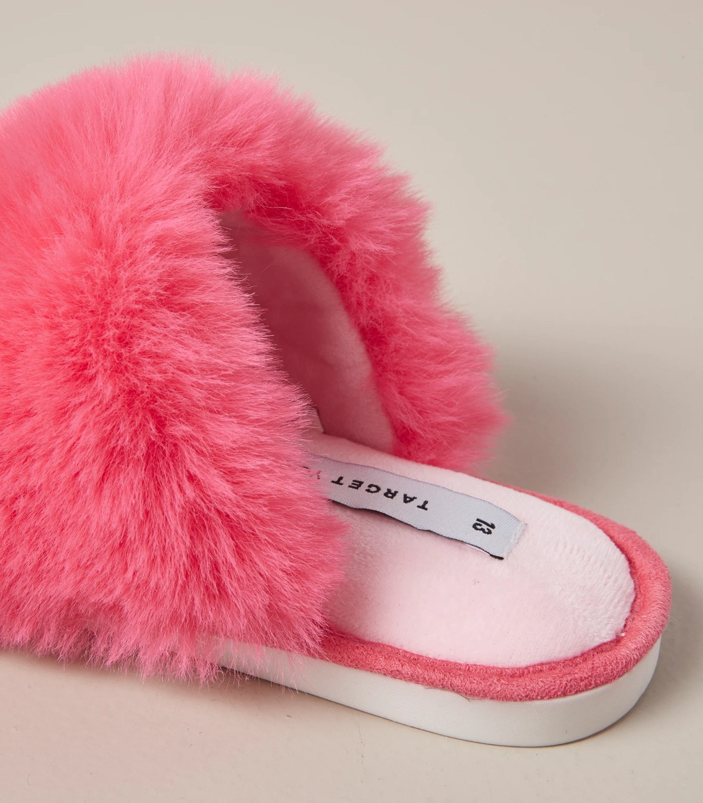 Fur best sale slippers target