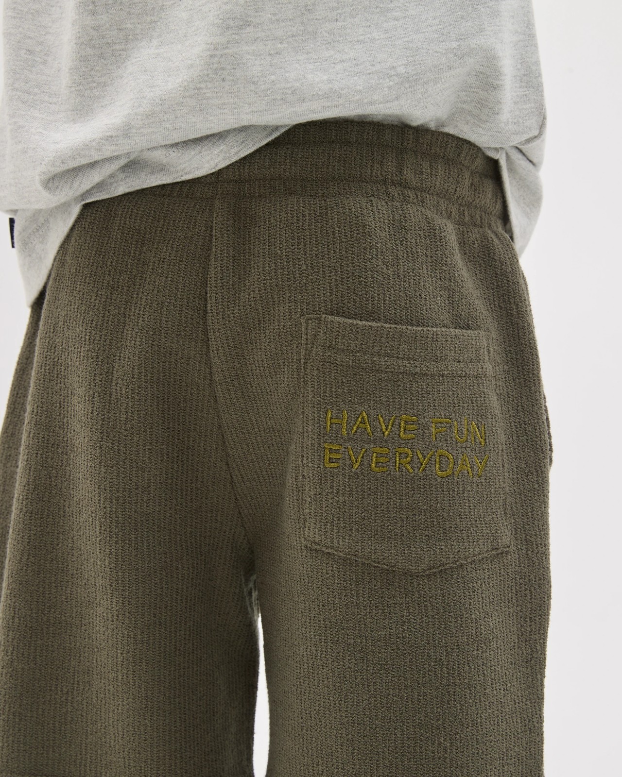 Textured Volley Shorts - Avocado 3 of 6