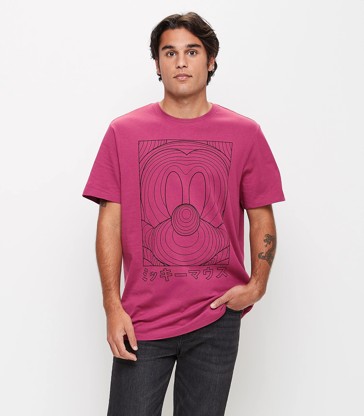 Mickey Mouse Print T-Shirt