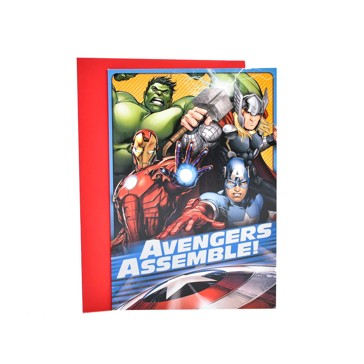 Hallmark Birthday Card - Avengers Assemble!