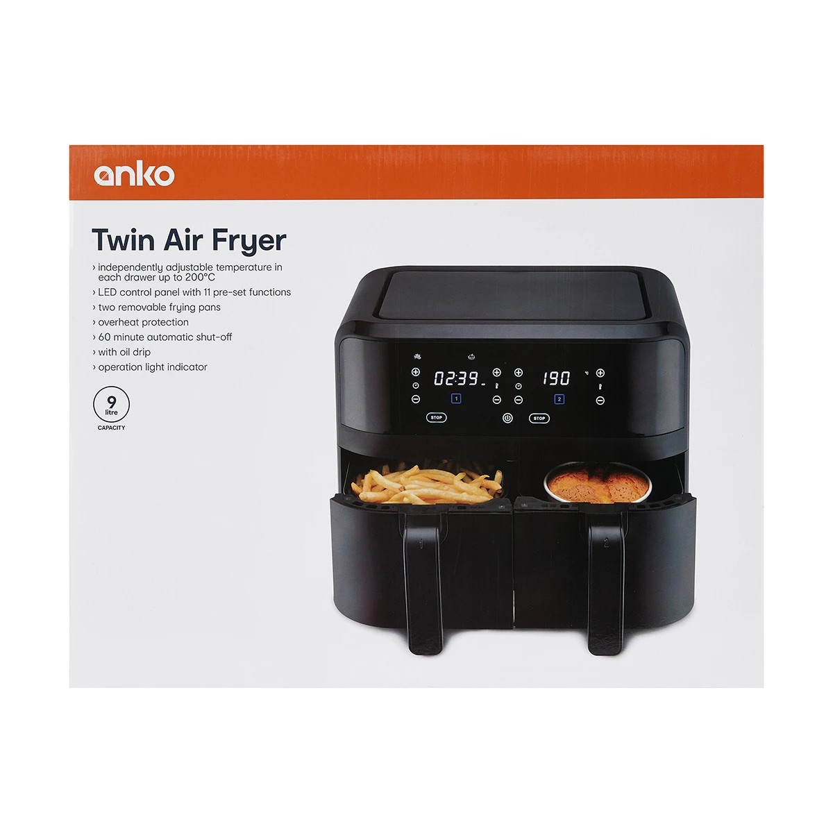 Anko air deals fryer 11 litre